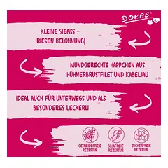 Dokas Mini Steaks Hühnerbrust, 50 - 79 g — 3 nuotrauka