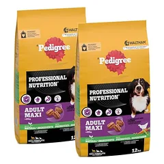 Pedigree Professional Nutrition Adult Maxi >25 kg su paukštiena ir daržovėmis, sausas maistas šunims — 2 nuotrauka