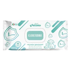 Chlorheksidino servetėlės - Chlorheksidino servetėlės šunims ir katėms - 40 vienetų
