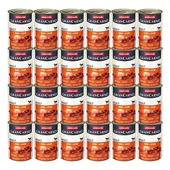 ANIMONDA GranCarno Jautienos ir vištienos rinkinys 24 x 400 g
