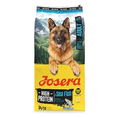 JOSERA High Protein Adult Sea Fish sausas pašaras suaugusiems šunims su žuvimi, 12,5 kg