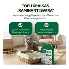 Kačių kraikas su gėlių esencija, 1,5 mm granulė, 2,6 kg / 6 l — 2 nuotrauka
