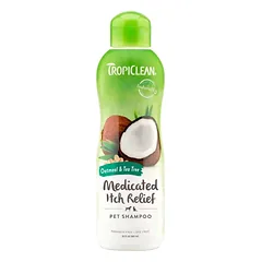 TropiClean Oatmeal & Tea Tree Medicated Itch Relief Šampūnas šunims ir katėms 355ml