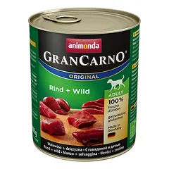 Grancarno Adult 800 g konservai suaugusiems šunims su jautiena ir žvėriena