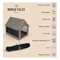 Nomad Tales Spirit nešiojama būda šunims, L 64 x B 89 x H 85 cm — 3 nuotrauka