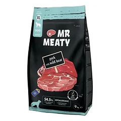 MR MEATY Dog Pork with Wild Boar XL 9 kg kiauliena su šernu, sausa maistas šunims