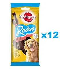 PEDIGREE Rodeo 12x122 g Jautienos skanėstai šunims