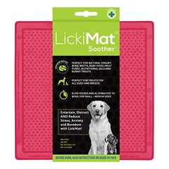 LickiMat Schleckmatte Soother Classic, rosa nuotrauka