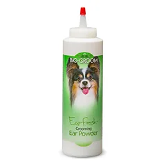 Bio - Groom Ear - Fresh Grooming Powder - profesionalūs milteliai šunų ir kačių ausims valyti ir prižiūrėti