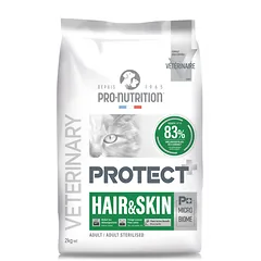 Pro-Nutrition Protect HAIR &SKIN sausas maistas odos ir kailio problemų turinčioms katėms. 2 kg