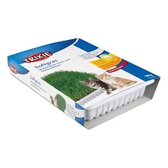 Žolė katėms TRIXIE dubenėlyje, 100 g parduotuvėje zooplus.de