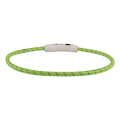 Flamingo Visio Green LED atspindintis antkaklis šunims, įkraunamas per USB, reguliuojamas, matomumas iki 500 m — 2 nuotrauka