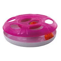 Georplast ufo žaislas katėms su 2 kamuoliukais, 25×8 cm — 2 nuotrauka