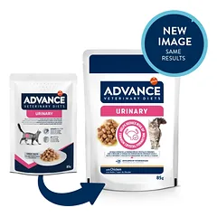 Wet Urinary Cat Konservuotas kačių pašaras, esant šlapimo sistemos sutrikimams 85 g x 12 vnt. — 4 nuotrauka