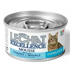 Lechat Exellence tuno ir kiaulienos konservai sterilizuotoms katėms, 85 g parduotuvėje 1petshop.lt