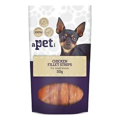 Apeti Dog Small Breed Chicken Fillet Strips 55 g