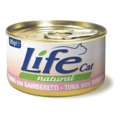 Life Cat konservai su tunu ir krevetėmis katėms
