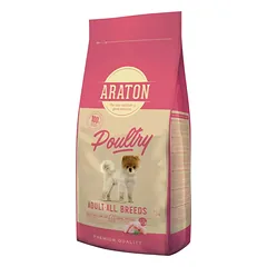 Araton Adult Poultry sausas maistas šunims su vištiena 15kg
