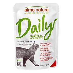 Almo Nature Daily vista un liellops 70 g - konservi kaķiem