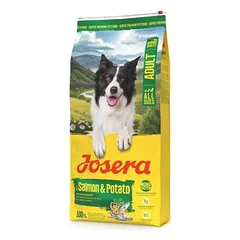 Josera Salmon & Potato begrūdis sausas maistas šunims su lašiša ir bulvėmis, 12,5 kg