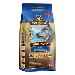 WOLFSBLUT Wild Pacific Adult sausas maistas šunims su žuvimi ir bulvėmis 12,5 kg