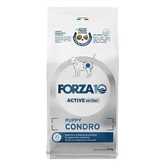 Forza10 Puppy Condro Active sausas maistas šuniukams sąnarių sveikatai ir maisto netoleravimui mažinti, 10 kg