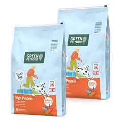 GREEN PETFOOD InsectDog with Salmon High Protein 2x7,5kg su vabzdžių baltymais ir lašiša aktyviems šunims
