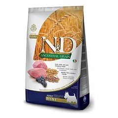 FARMINA N&D low grain lamb & blueberry adult small dog 2.5 kg