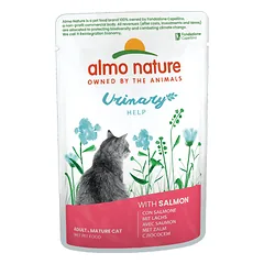 Almo Nature Holistic Urinary su lašiša drėgnas maistas katėms šlapimo takų sveikatai, 70 g
