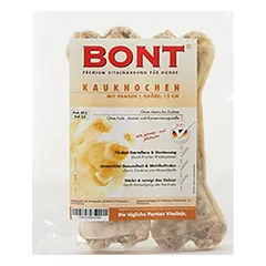 Bont Kauknochen natur gefüllt mit Pansen