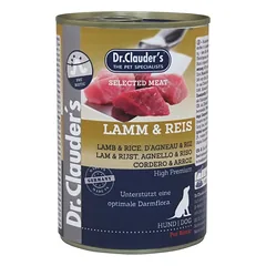 Dr.Clauder's lamb&rice 800g drėgnas maistas šunims
