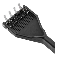 Mars Coat King Home Detangle Brush - grėblio formos trimeris, 4 kabliukai, tarpai, 1cm — 2 nuotrauka
