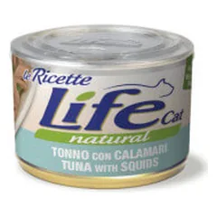 Life Cat LeRicette konservai su tunu, kalmarais ir šparaginėm pupelėm katėms - Pet24