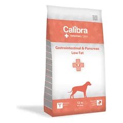 CALIBRA VD Dog Gastro & Pancreas Low Fat sausas maistas šunims, 12kg