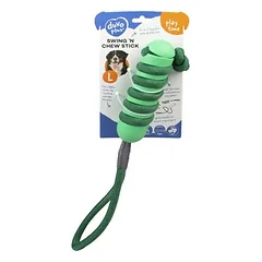 Duvo+ žaislas šunims Swing 'n Chew Stick, žalias