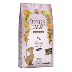 Rosie's Farm Single Meat Light su kalakutiena ir ryžiais, sausas maistas šunims, < 1,4 kg — 2 nuotrauka
