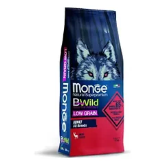 Monge BWILD All Breeds Adult susas pašaras šunims su elniena 12 kg