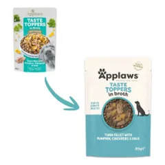 Applaws Taste Toppers sauso pašaro pagardas su tunu ir daržovėmis šunims - Pet24