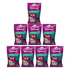 WHISKAS Energy and Vitality 8x45g skanėstas katėms, su vištiena
