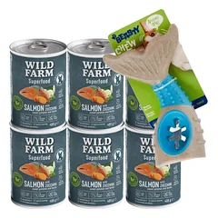 Wild Farm Superfood Salmon lašiša 6x400 g pašaro šunims be grūdų