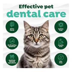 TropiClean Fresh Breath No Brushing Dental & Oral Care Gel for Cats, 59 ml — 4 nuotrauka
