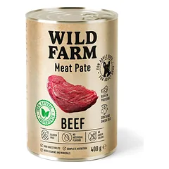 Wild Farm Pate Beef 400g ėdalas šunims be glitimo
