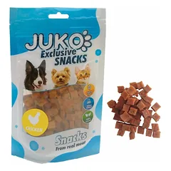 JUKO skanėstas šunims Chicken with carrot and celery su vištiena ir daržovėmis, 70 g