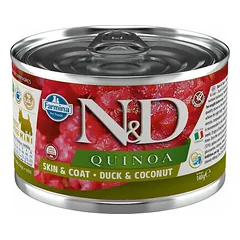 Farmina N&D Quinoa Dog Mini Adult Skin & Coat Duck & Coconut 140 g