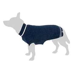 TIAKI Hundepullover Reflective Knit, dunkelblau