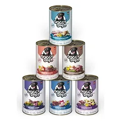 DOGGY Dog Adult drėgnas maistas šunims 6 x 400 g