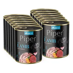 DOLINA NOTECI Piper šunims ėriena su morkomis 12x800g