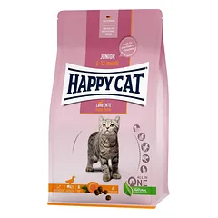 HAPPY CAT Junior Farm Duck antiena 8 kg (2 x 4 kg) be grūdų sausas maistas kačiukams