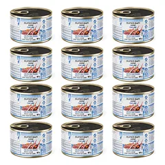 SUPER RAFI Mini Pure Line su aviena ir batatais 12x185g drėgna maistas mažų veislių šunims