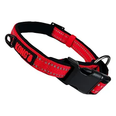 KONG Nylon Collar raudonas antkaklis šunims